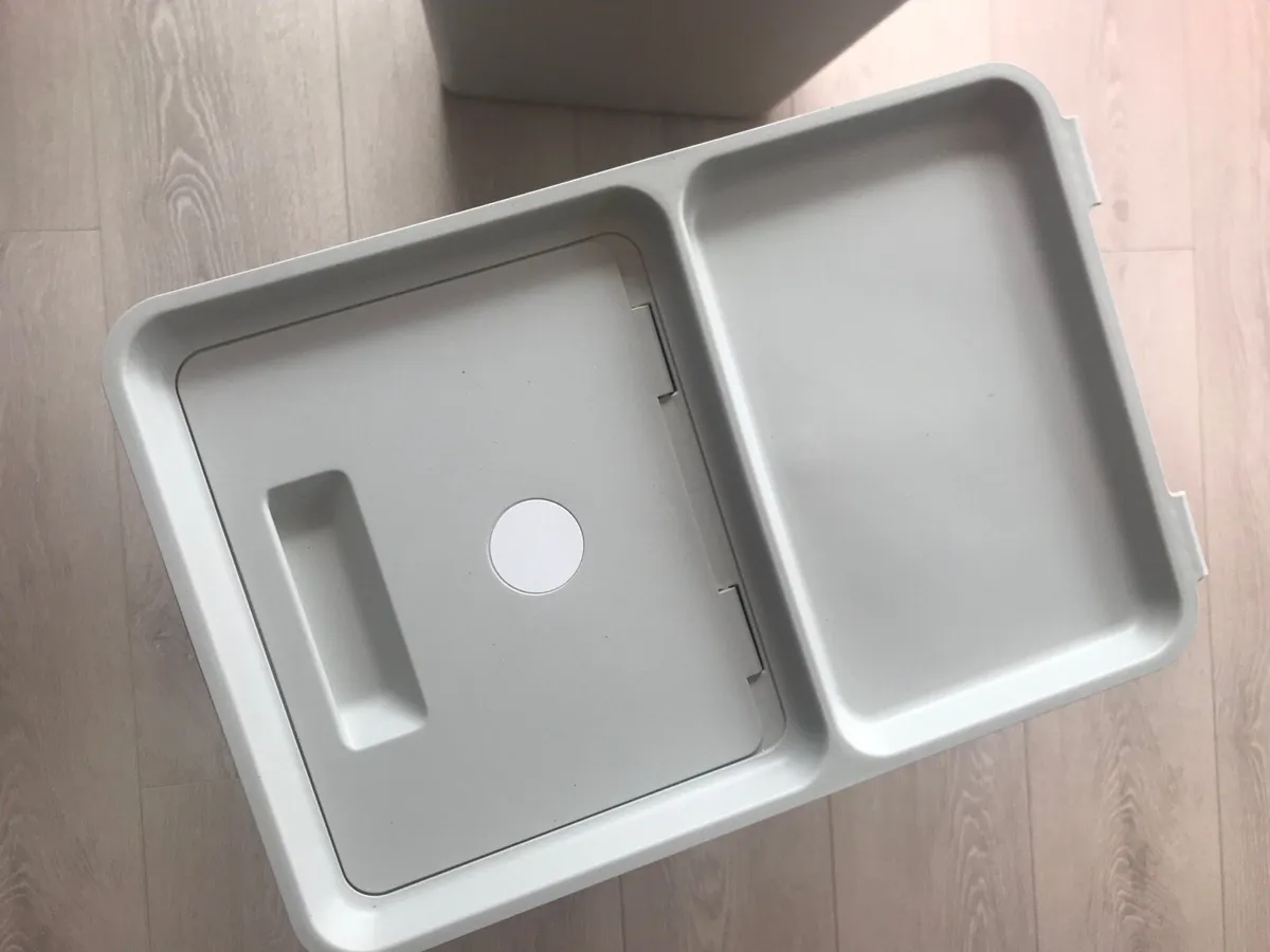 2 bins with lid from IKEA (HALLBAR) - Image 3
