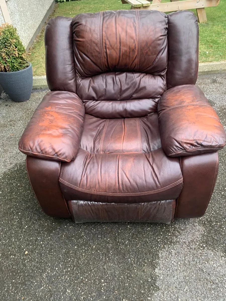 Leather Suite of Furniture for sale - Image 3
