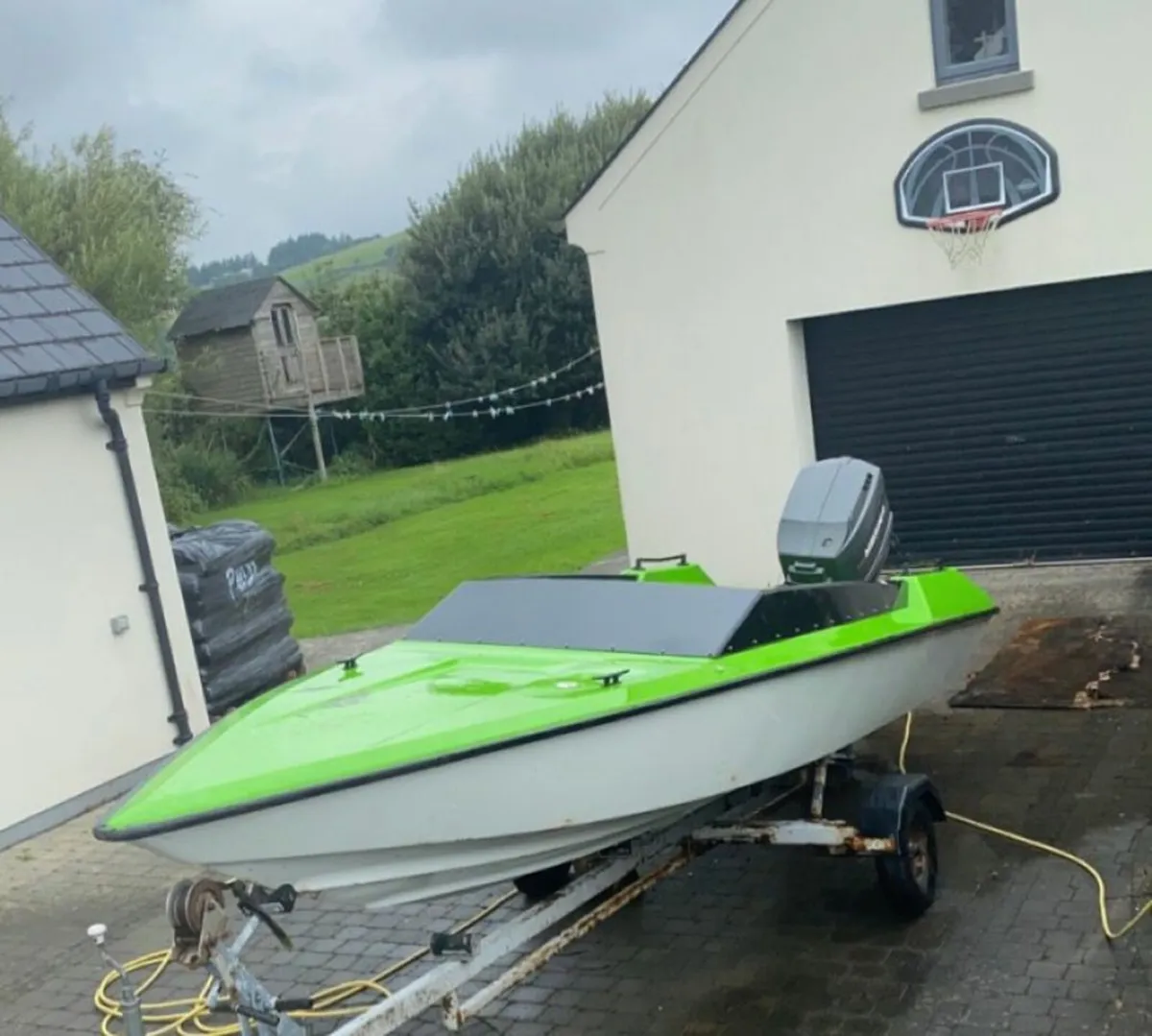 Ring 18 Race Boat/ Speed boat V6 Mariner 135 - Image 1