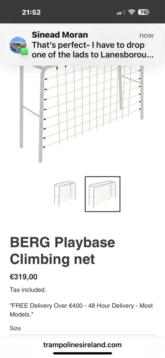Berg playbase climbing net - Image 1