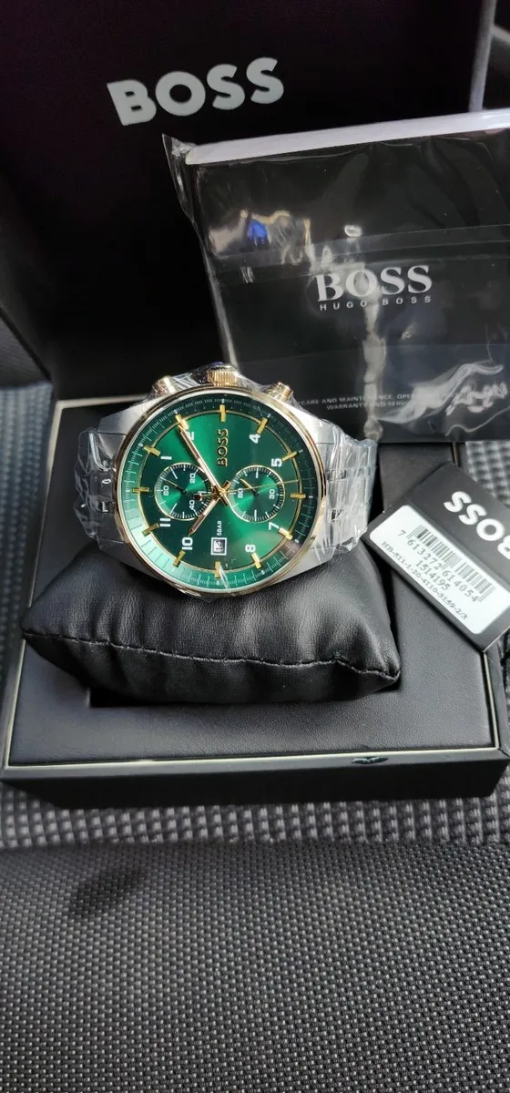 New Hugo Boss  Original -Green Dial – Box Included - Image 1