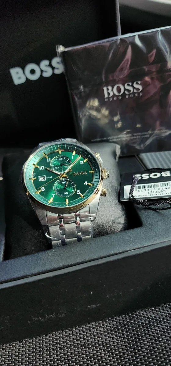 New Hugo Boss  Original -Green Dial – Box Included - Image 4