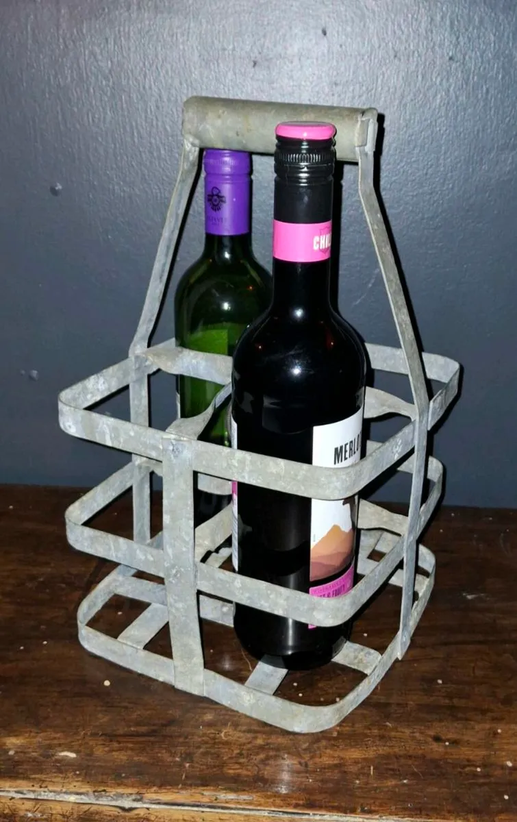 Vintage Bottle Rack - Image 1