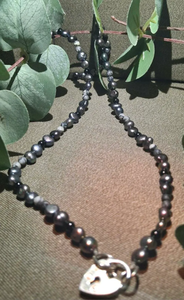 Peacock Pearl Necklace - Image 2