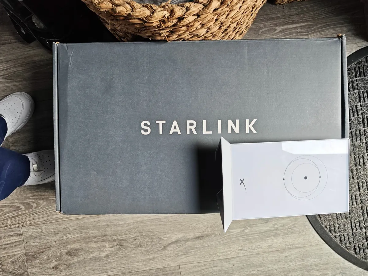 Starlink Gen 2 with Ethernet adapter