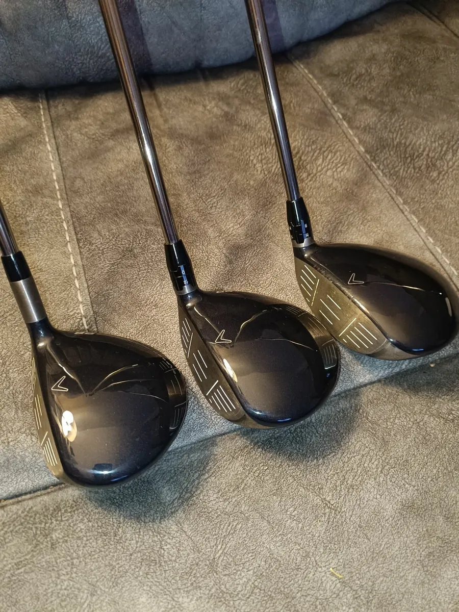 Left handed callaway woods plus putter - Image 1