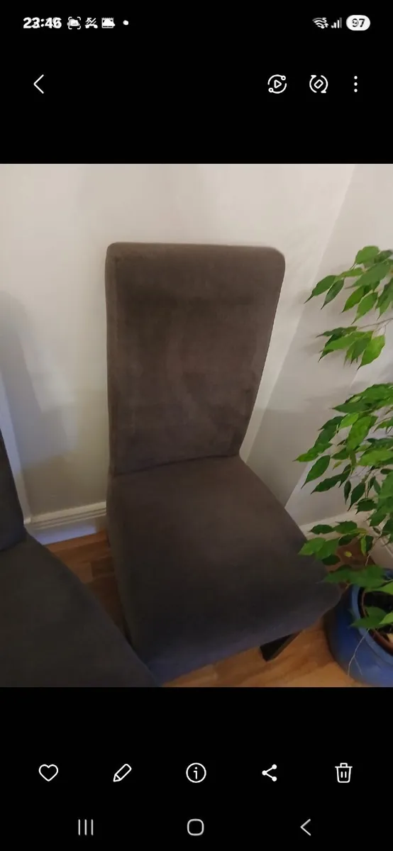6 dinning room chairs - Image 1