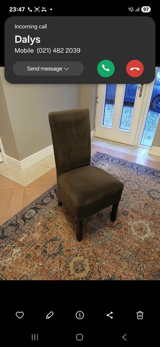 6 dinning room chairs - Image 2