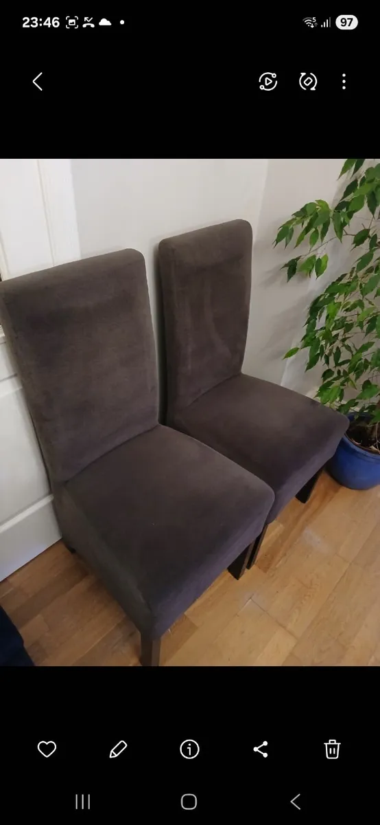 6 dinning room chairs - Image 3