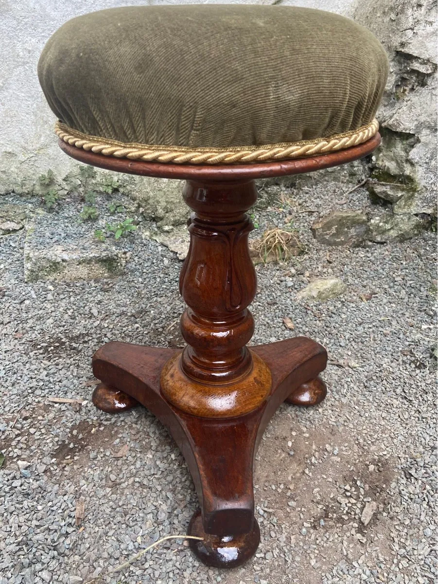 William IV piano stool - Image 2