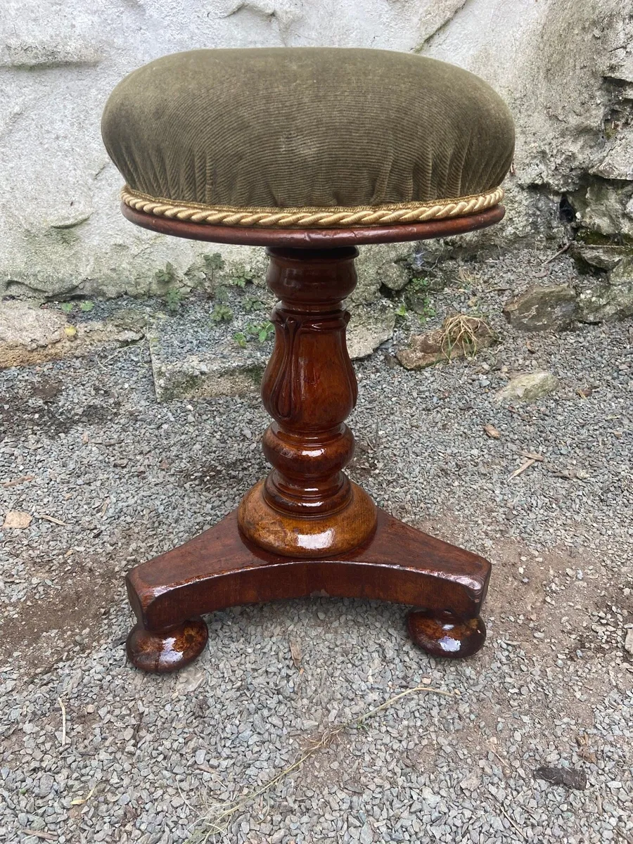 William IV piano stool - Image 3