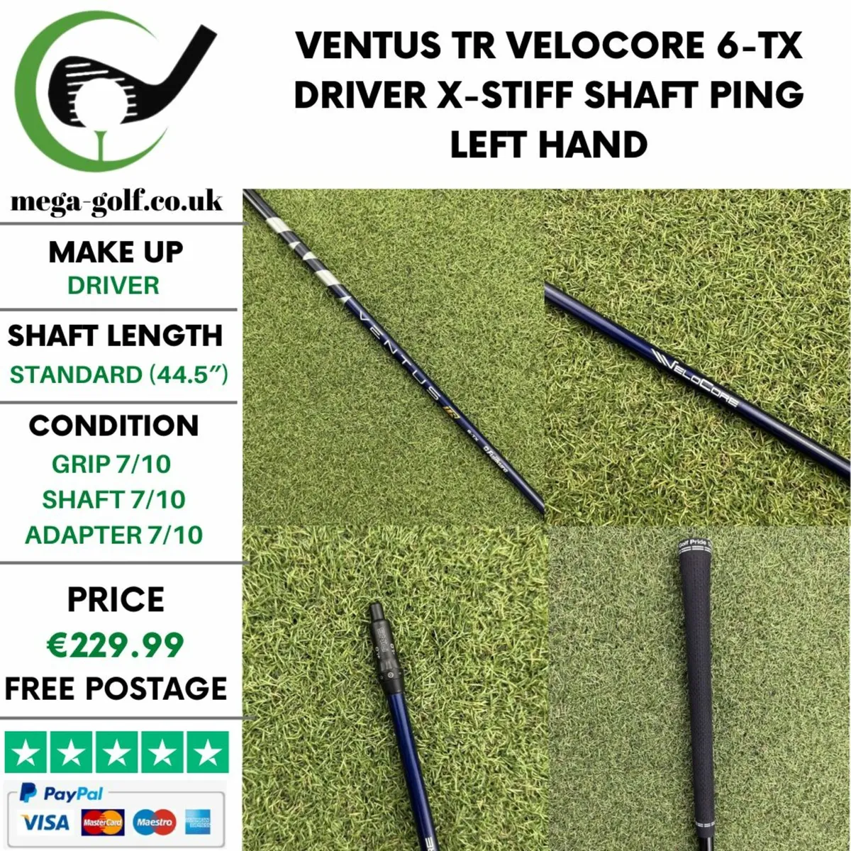 VENTUS TR VELOCORE 6-TX DRIVER X-STIFF SHAFT - Image 1