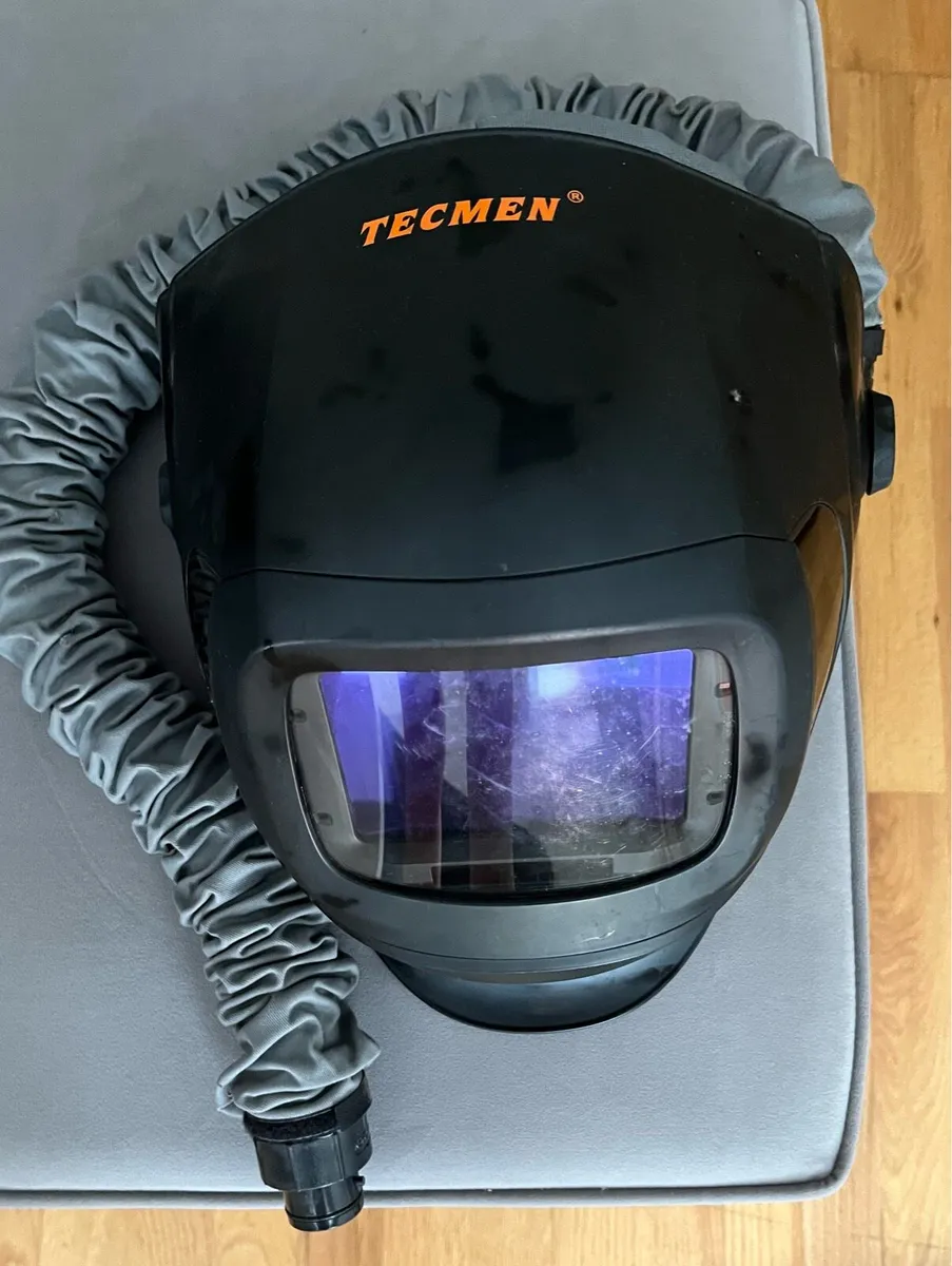 Tecmen Welding Helmet with PAPR Respirator System - Image 1