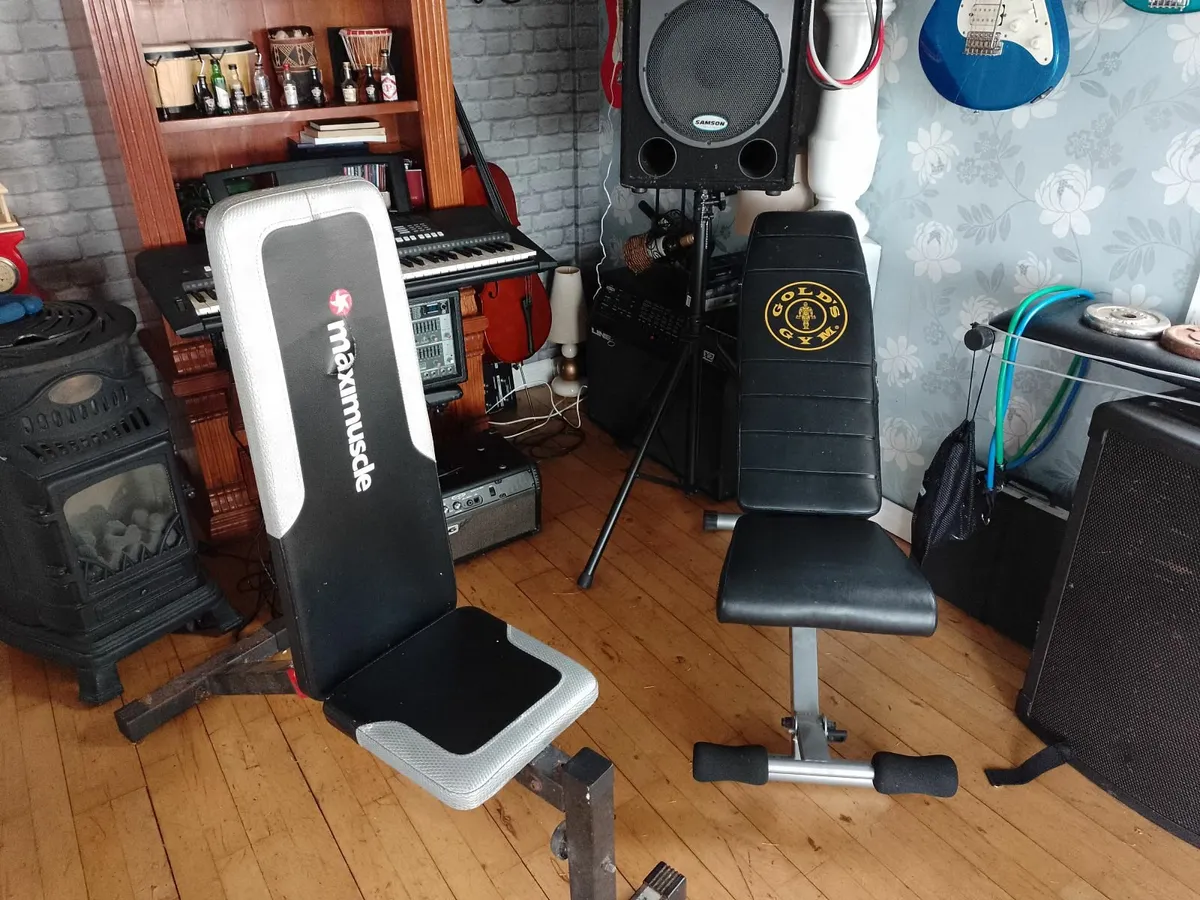 200KG+ IN WEIGHTS INCLUDING BENCHES. - Image 3