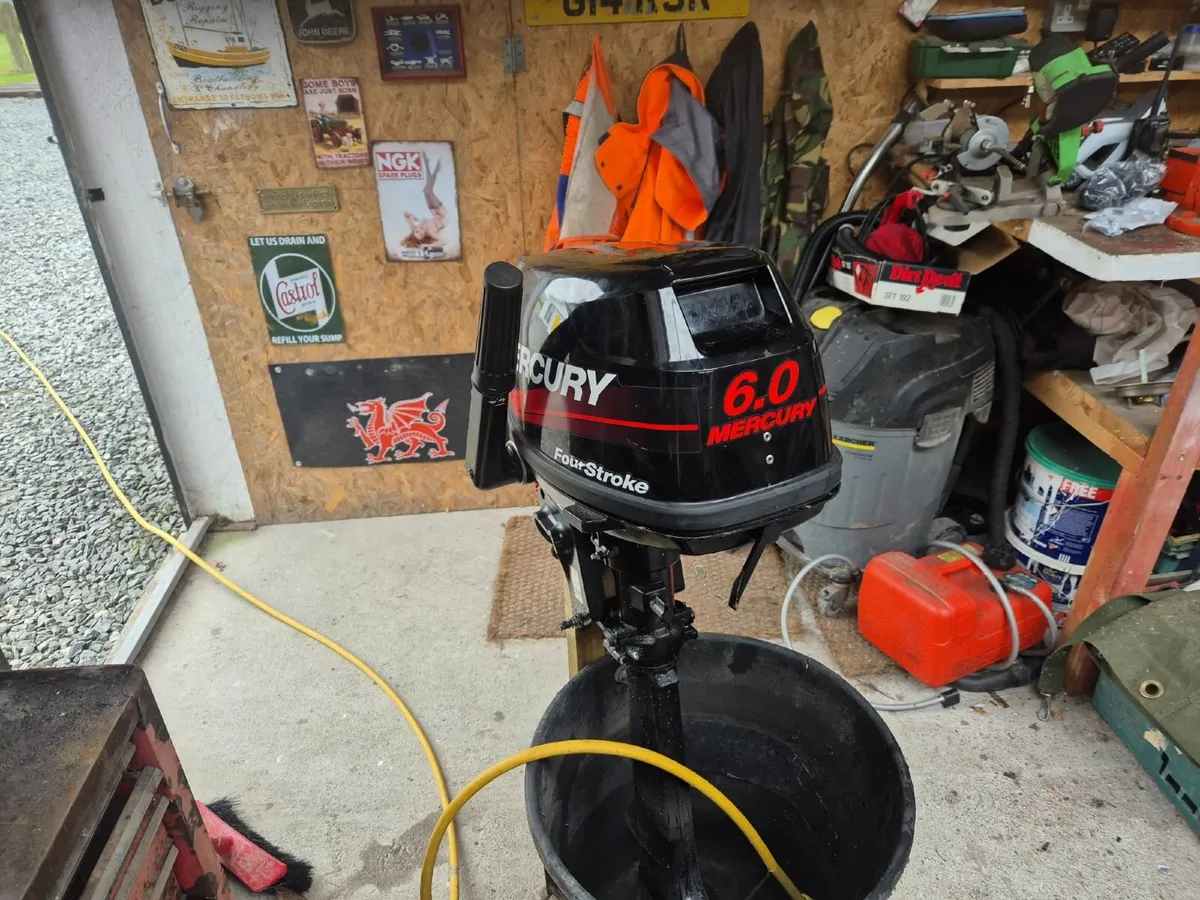 Boat engine Mercury 6 h - Image 1