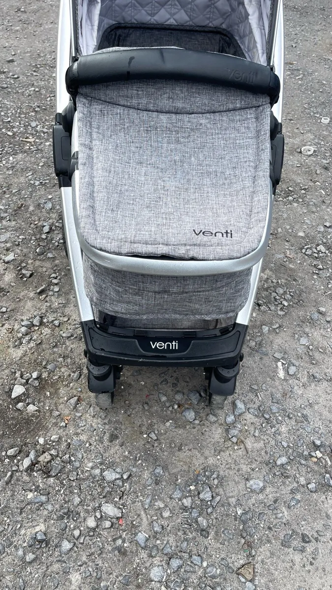 Pram venti with rain cover - Image 2