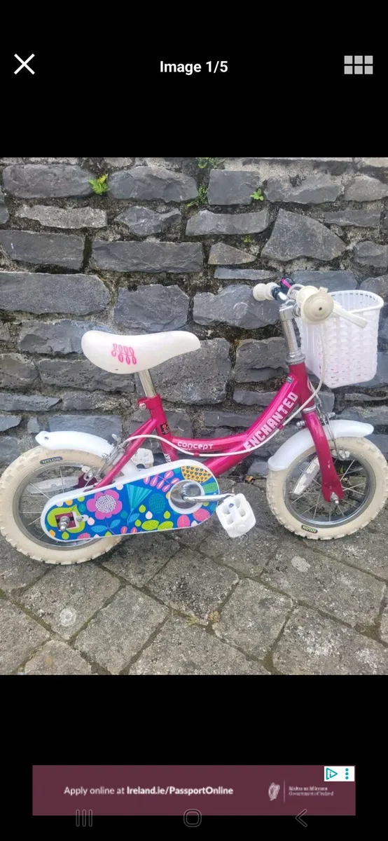 Girls 12" bike - Image 1