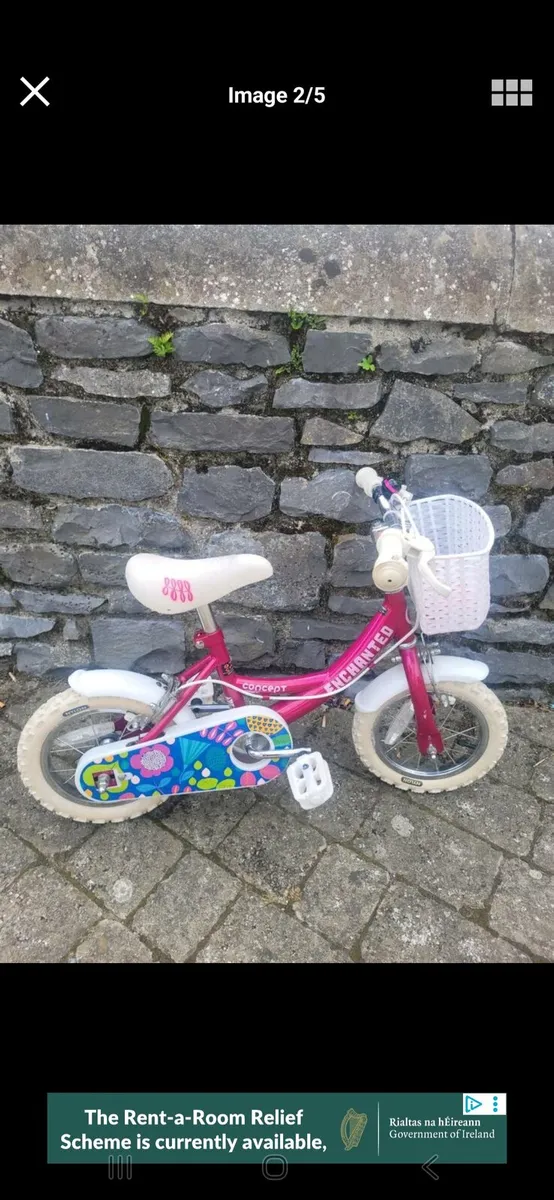 Girls 12" bike - Image 2