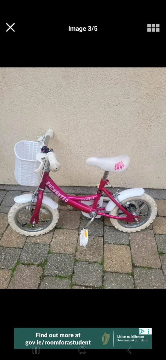 Girls 12" bike - Image 3