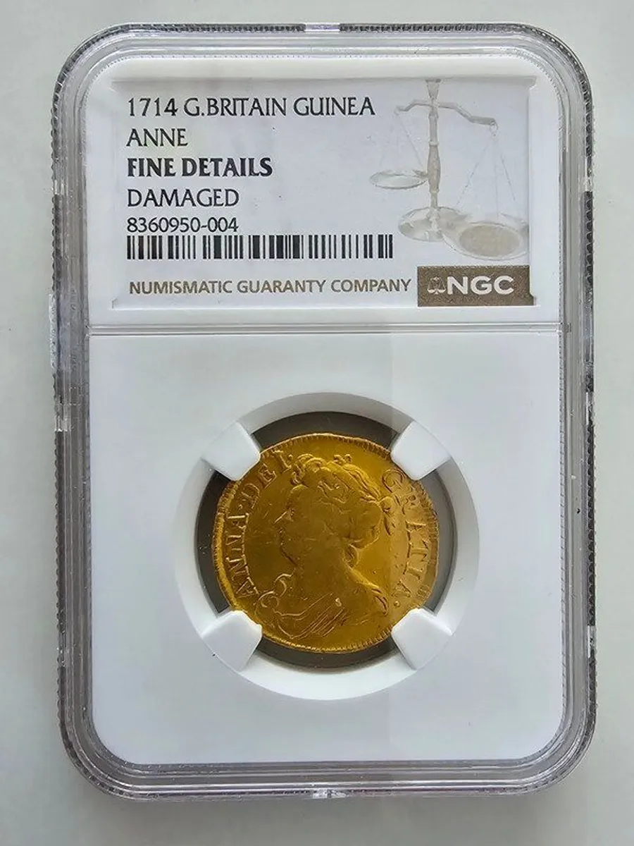 1714 Great Britain Queen Anne Guinea  NGC Certified - Image 1