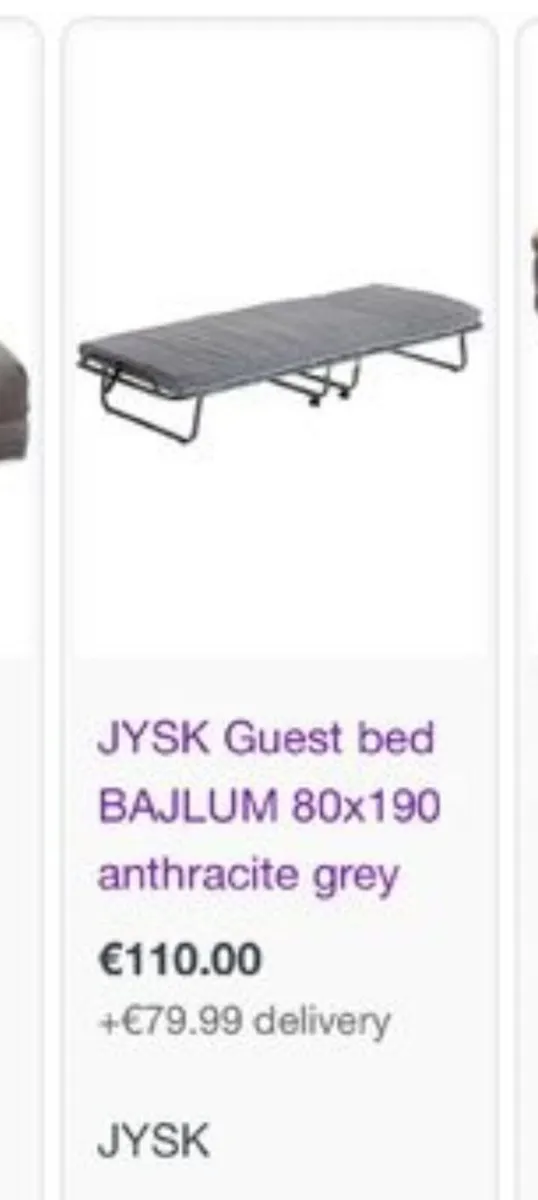 Fold Up Single Bed - Image 1