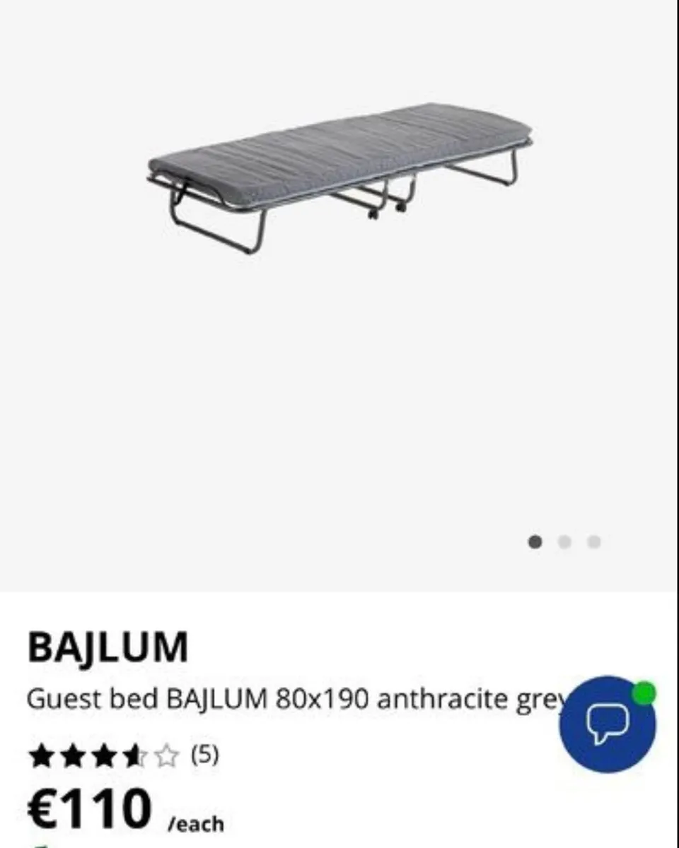 Fold Up Single Bed - Image 2