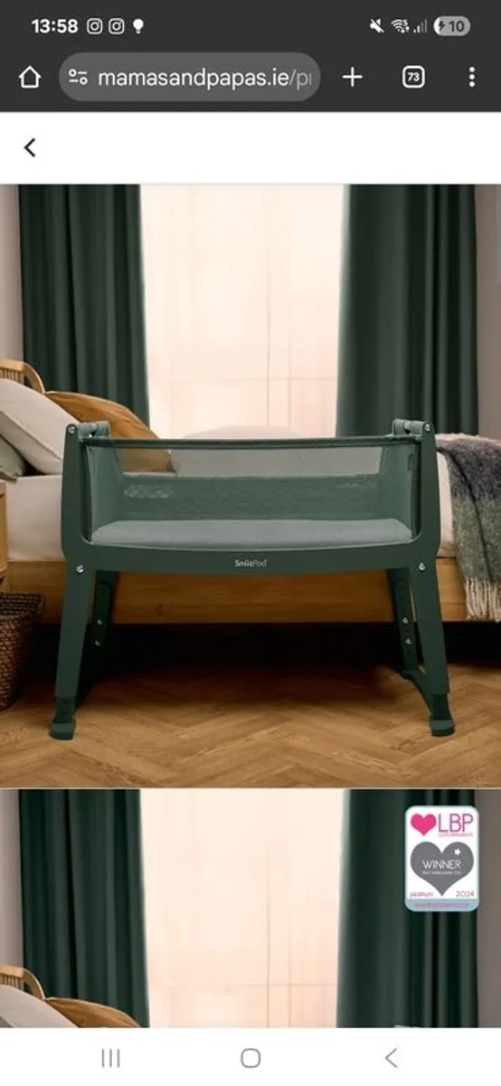 Snuzpod Studio Co-sleeper - Image 1