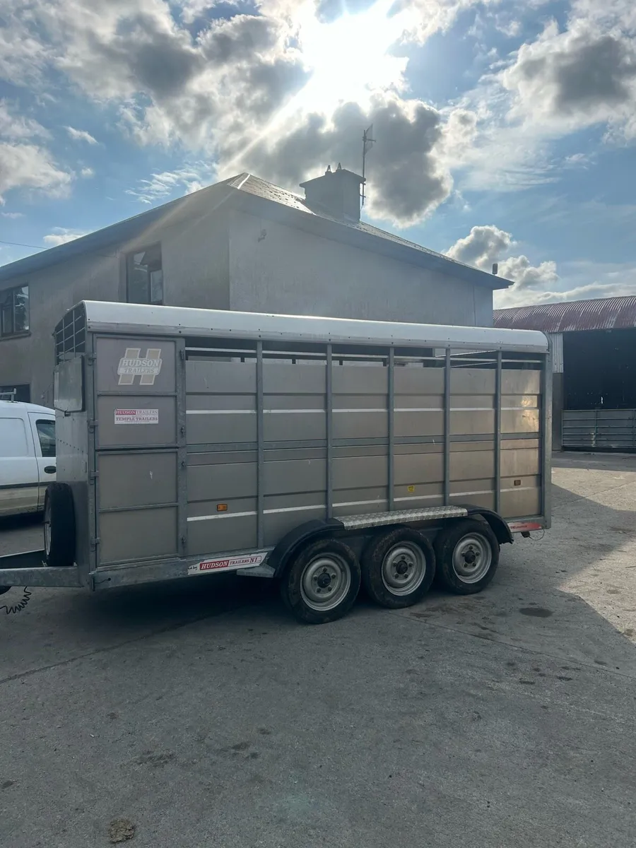 14ft hudson livestock trailer (No Vat) - Image 3