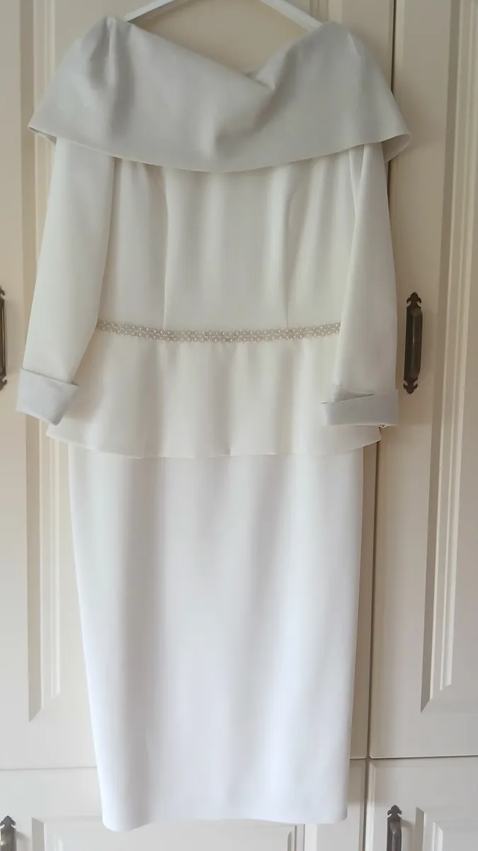 Ivory & Champagne Mother of Bride dress - Image 1
