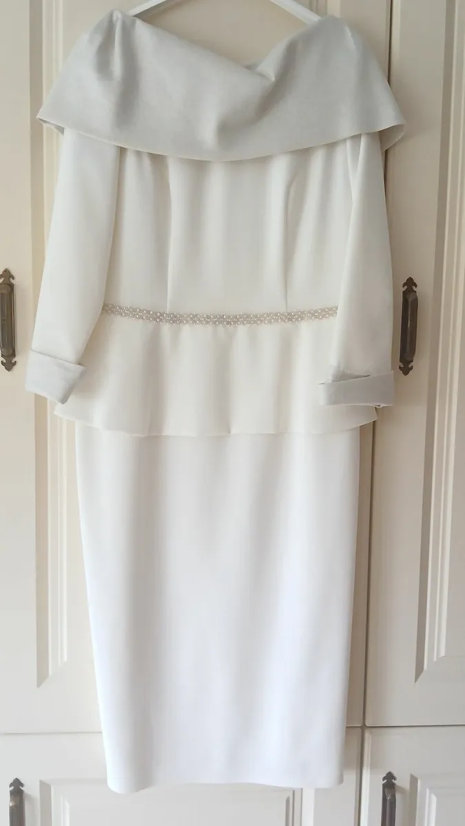 Ivory & Champagne Mother of Bride dress - Image 2