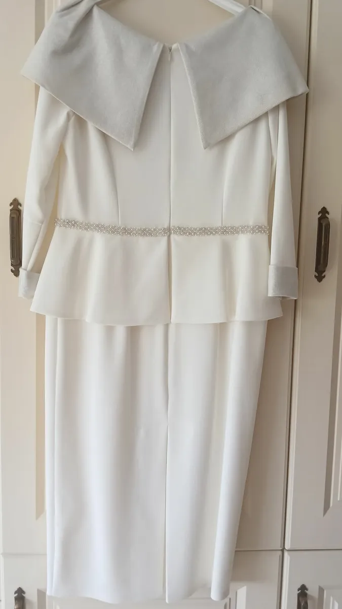 Ivory & Champagne Mother of Bride dress - Image 4