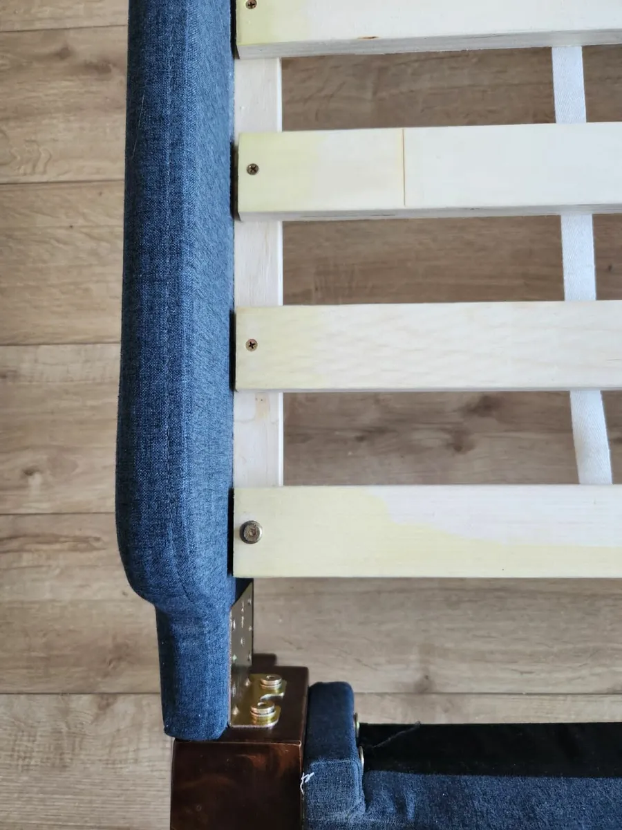 Navy blue Hagan Bedframe - Image 2