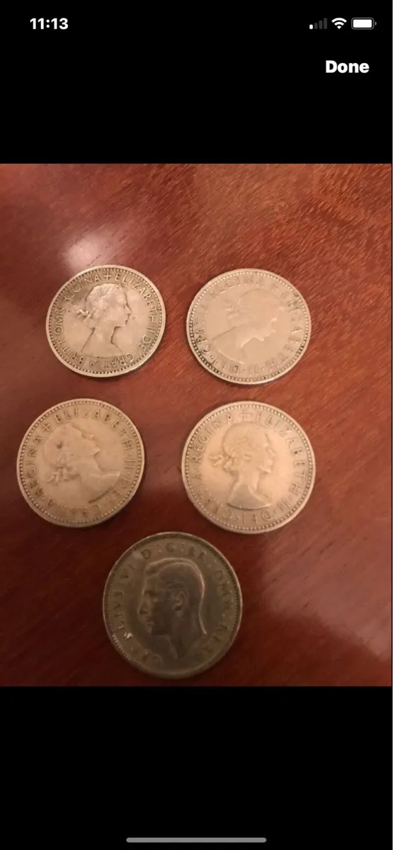 Vintage British Shillings - Image 1