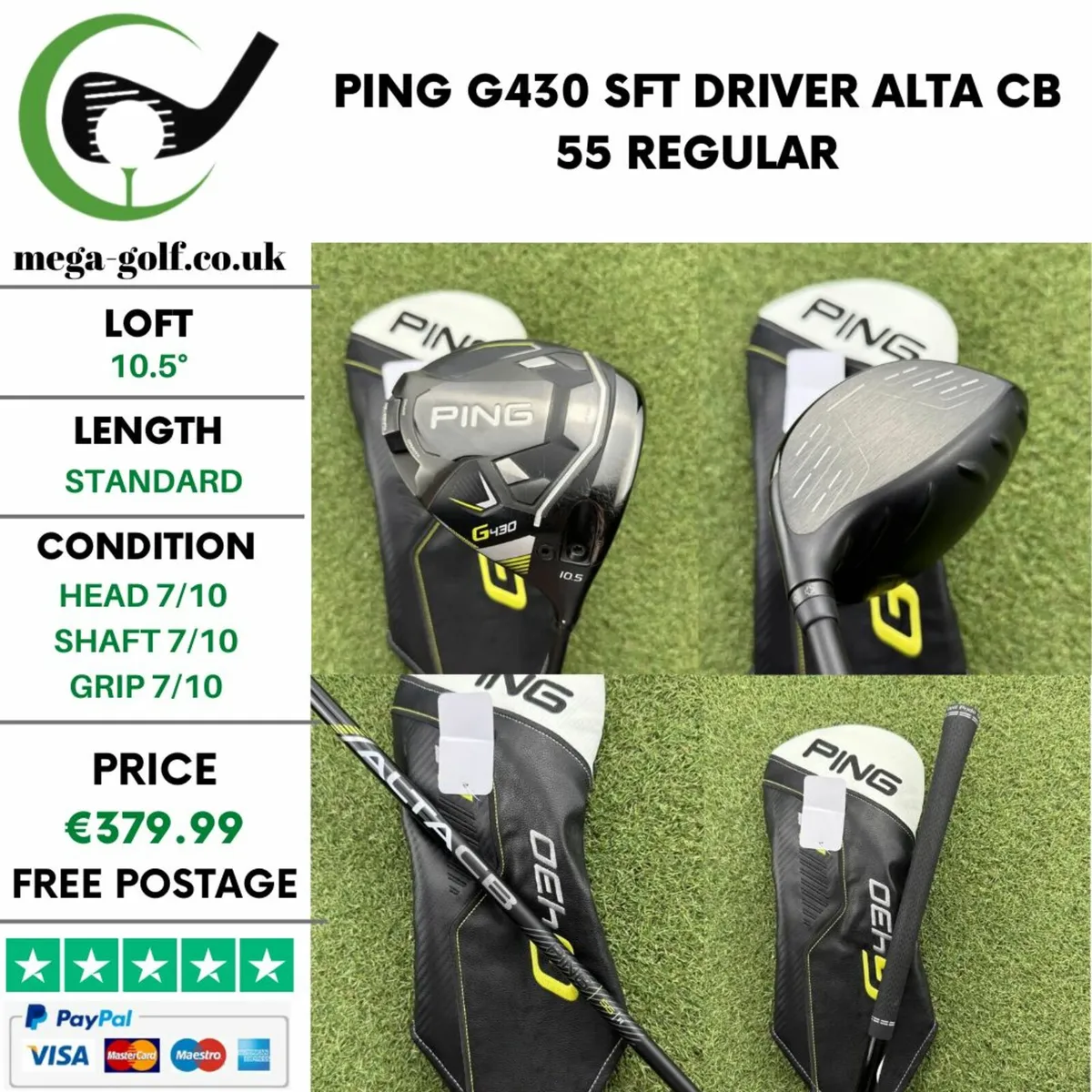 PING G430 SFT DRIVER / 10.5° / ALTA CB 55 REGULAR - Image 1