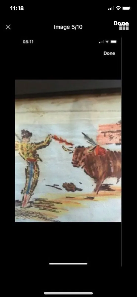 Bullfighting- Original Art on Linen - Image 4