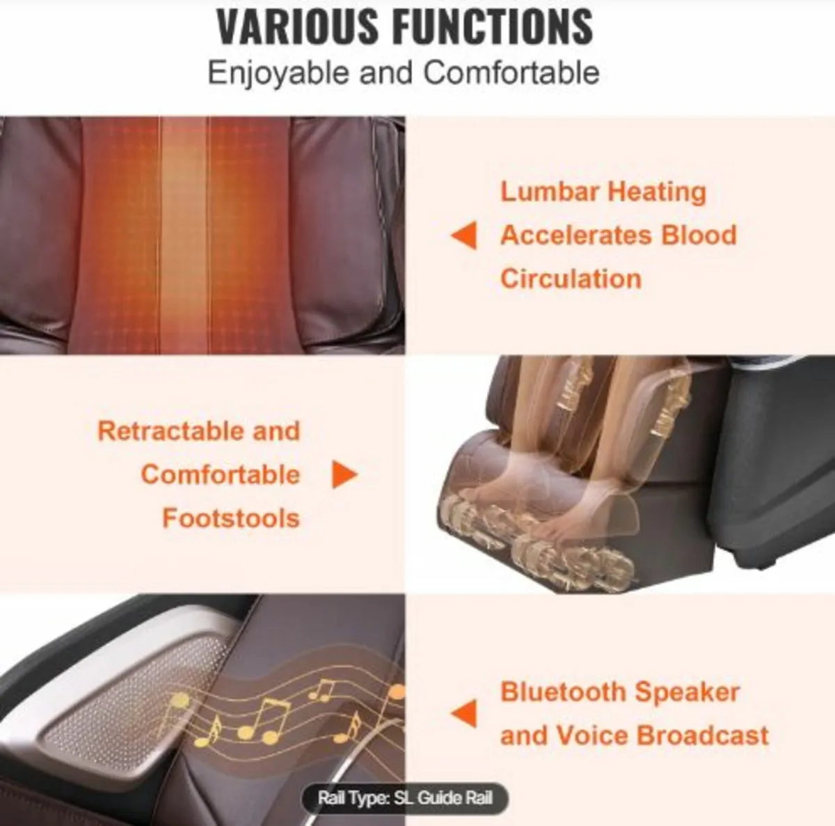 Full Body Massage Chair, Shiatsu Massager, - Image 4