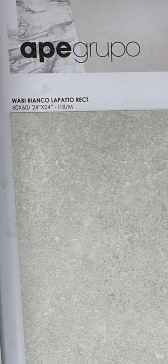 Ape Groupo Wabi Bianco Floor Tiles 31 yards - Image 1