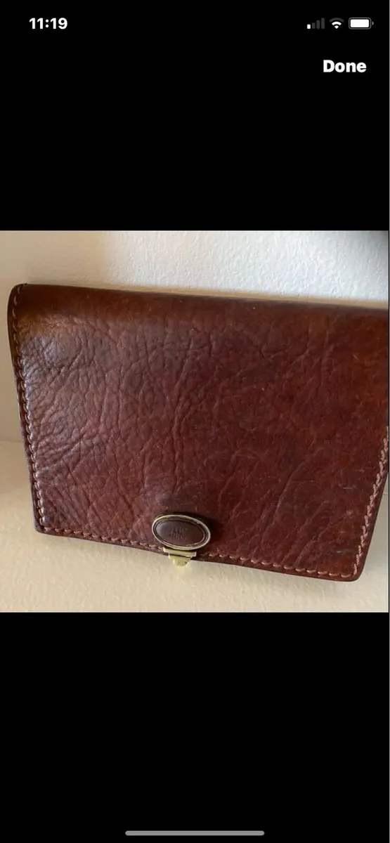 Vintage ‘The Bridge’ Leather Wallet/ Purse - Image 2