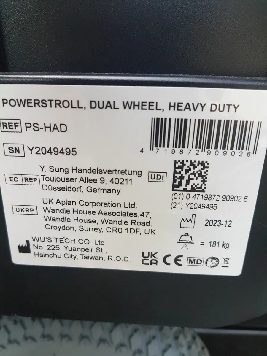 Battery powered wheelchair for sale - Image 3