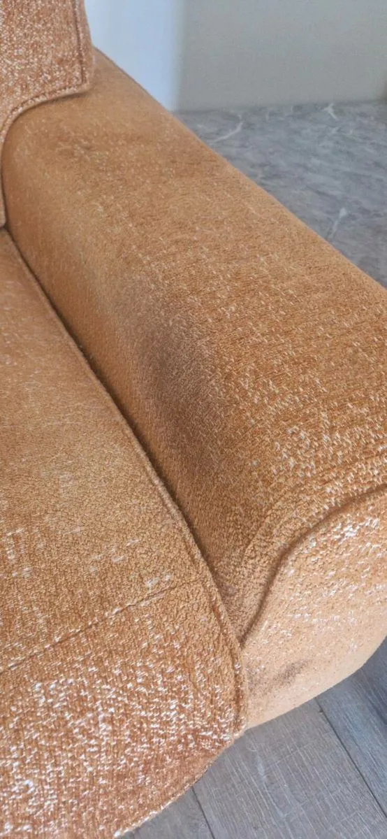 Orange Love Seat - Image 3