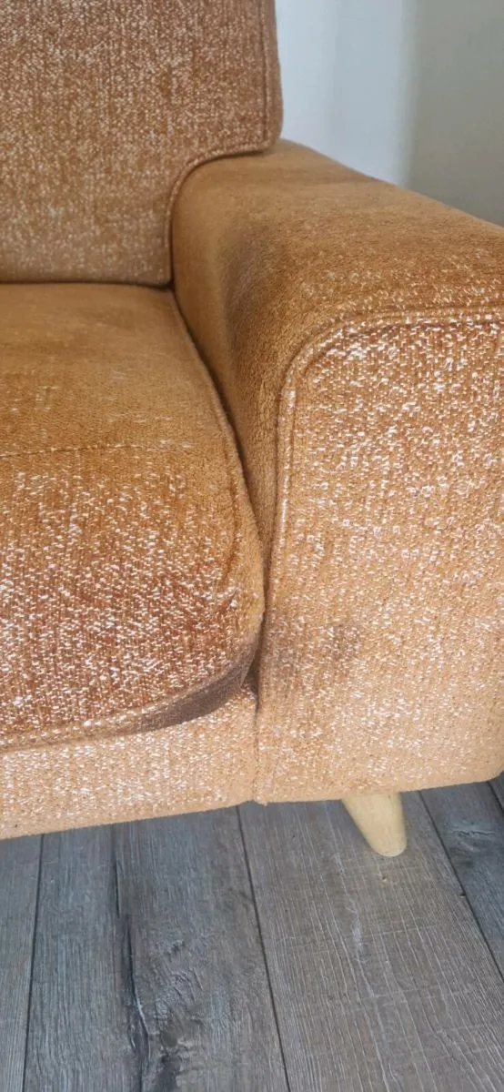 Orange Love Seat - Image 4