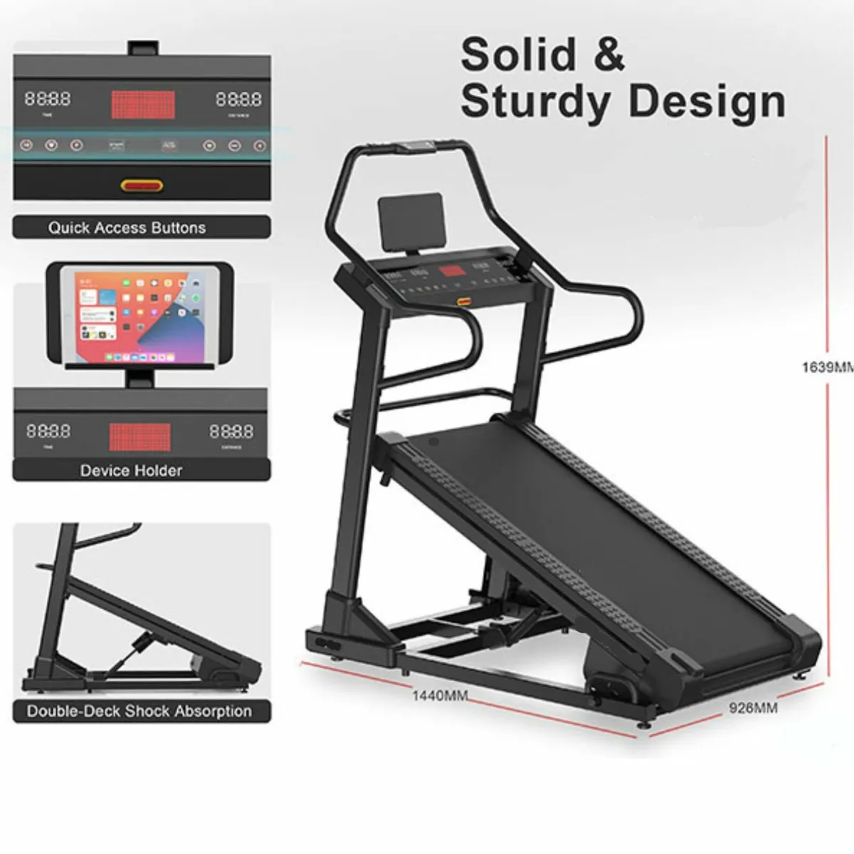 Cardio Pro Incline Treadmill-Free delivery - Image 3