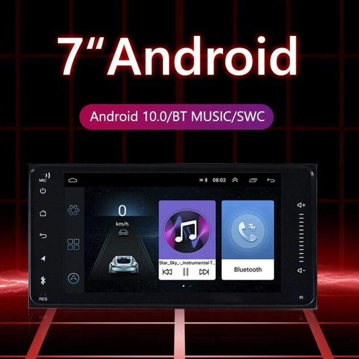 7" Stereo Radio Android Carplay GPS Touch Screen - Image 2