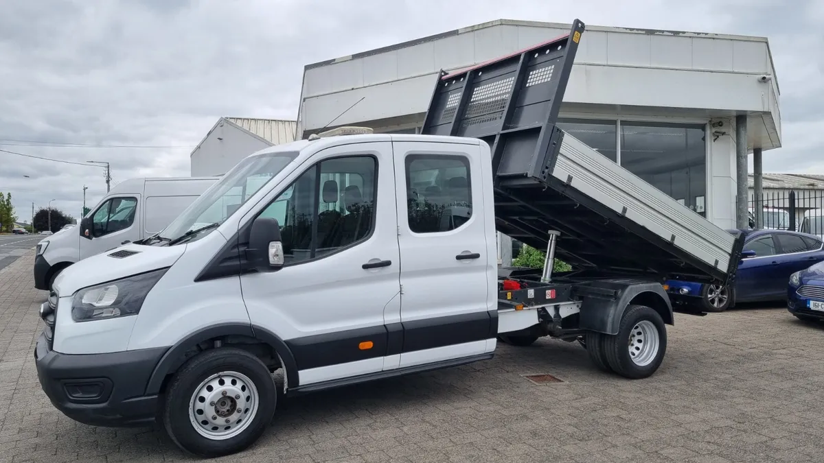 211 TRANSIT DOUBLECAB CREWCAB TIPPER 54K KMS - Image 1