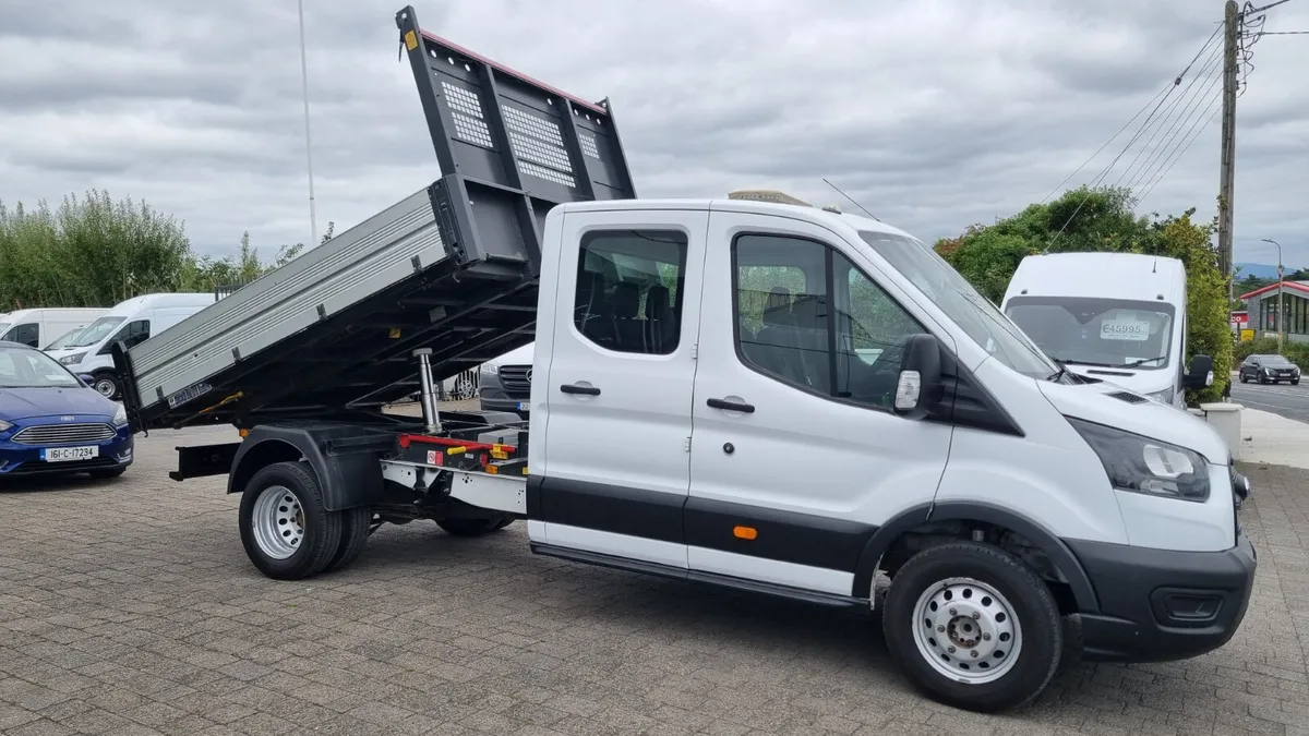 211 TRANSIT DOUBLECAB CREWCAB TIPPER 54K KMS - Image 3
