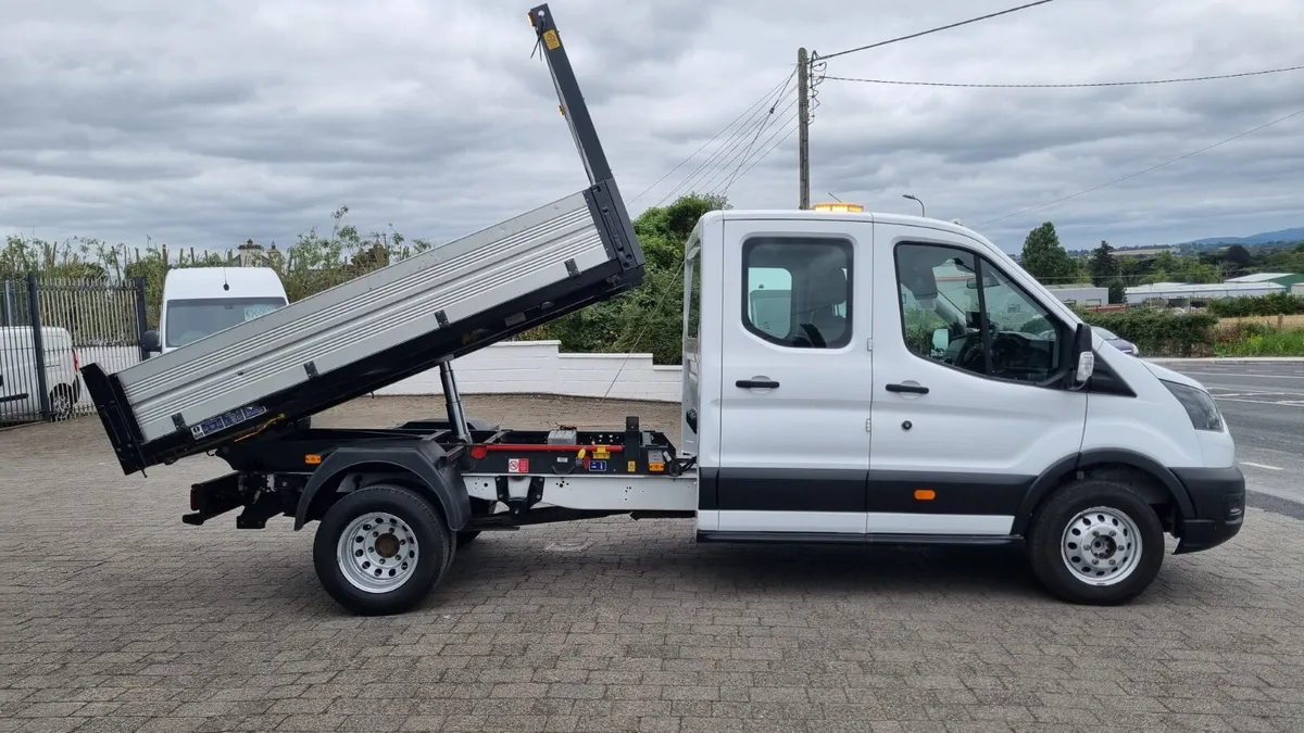 211 TRANSIT DOUBLECAB CREWCAB TIPPER 54K KMS - Image 4