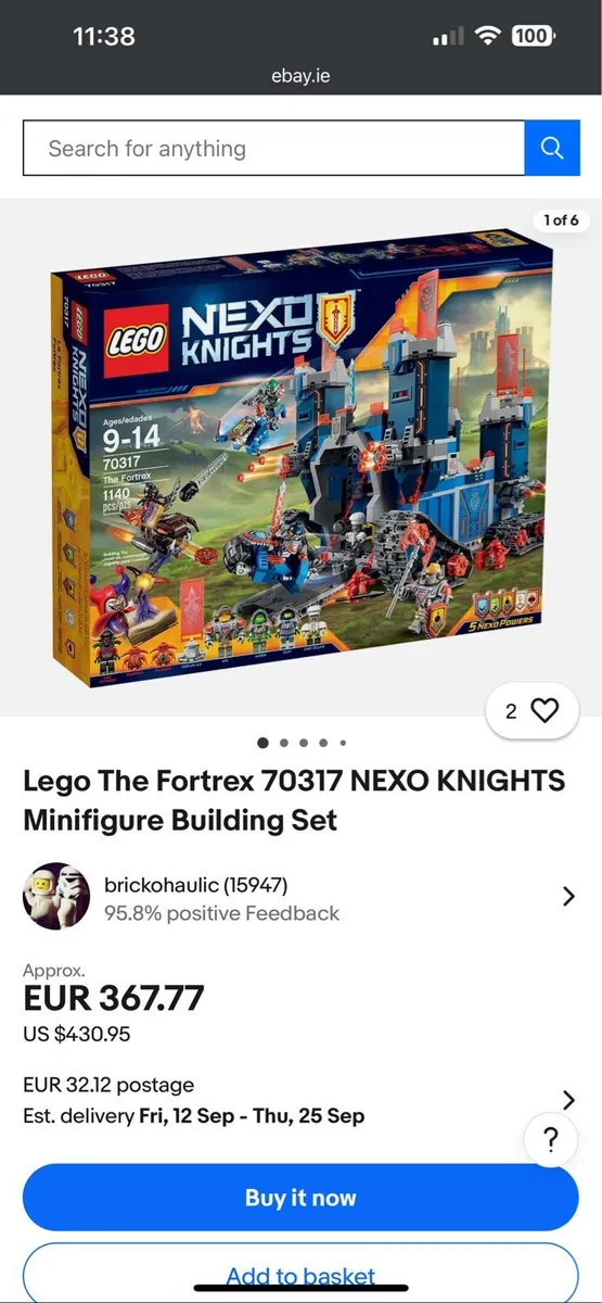 LEGO 70317 Nexo Knights Mobile Fortress Fortrex - Image 3