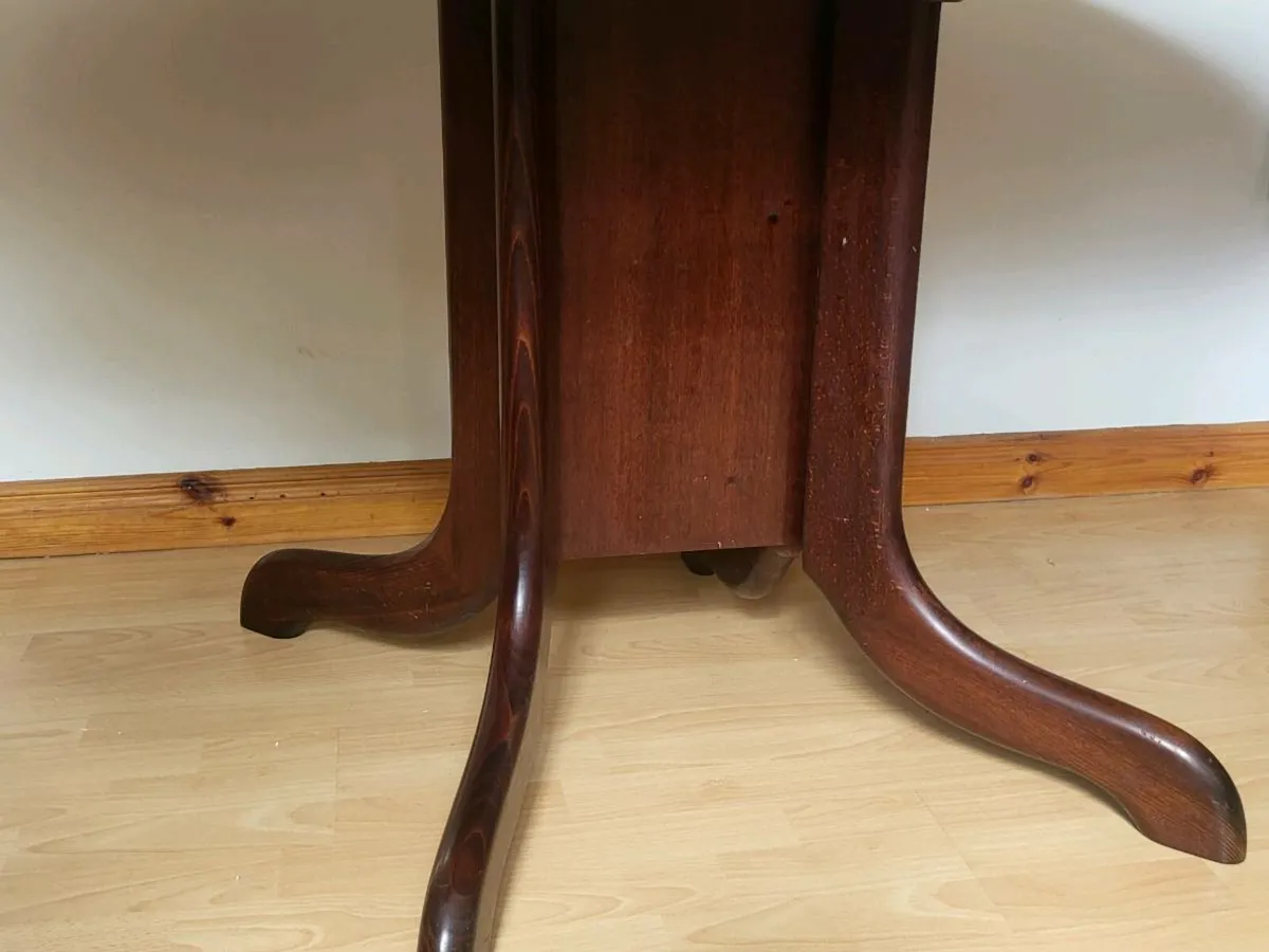 Mahogany Kitchen Table (Foldable) - Image 2