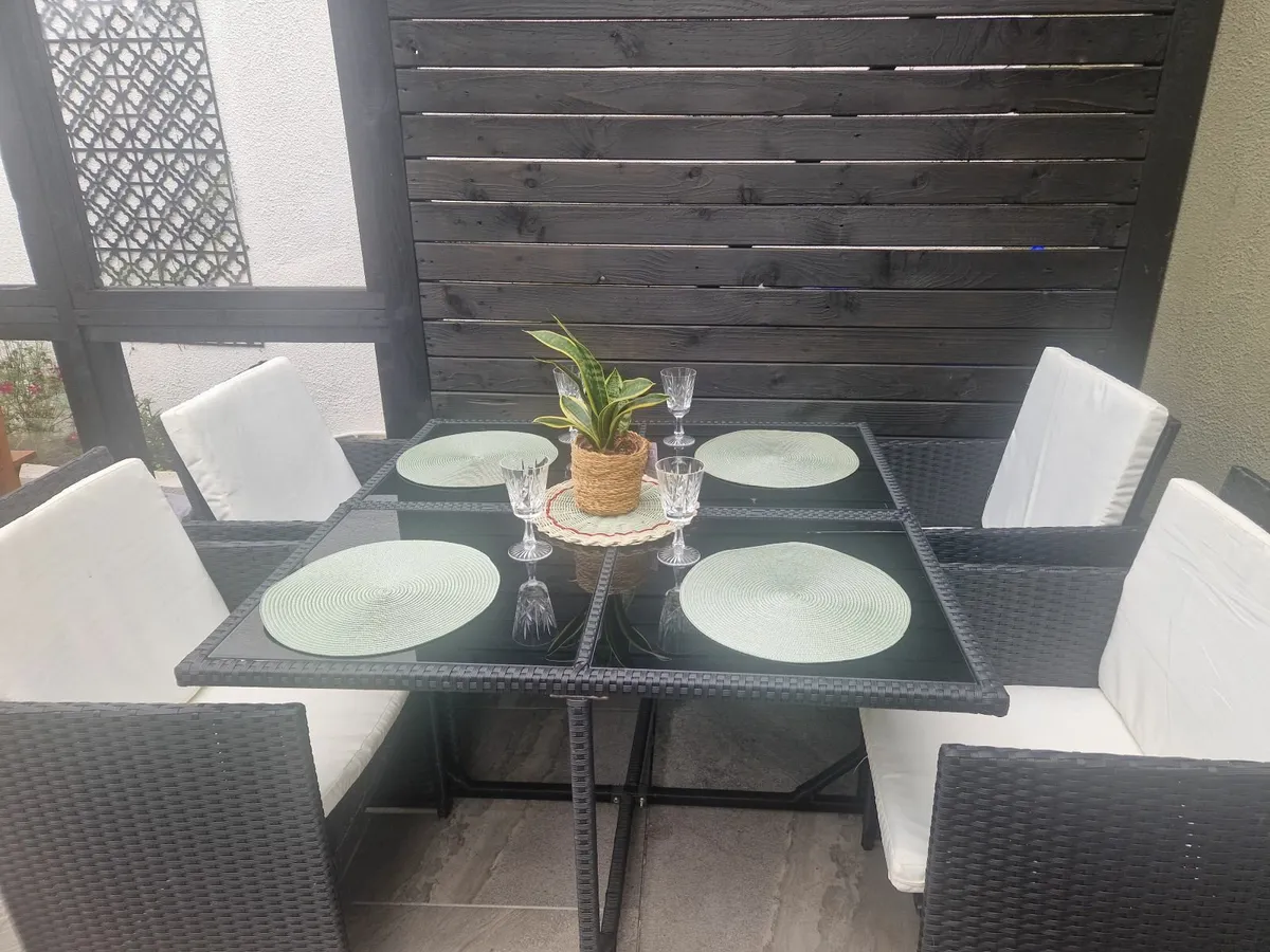 Garden dining set - Image 1