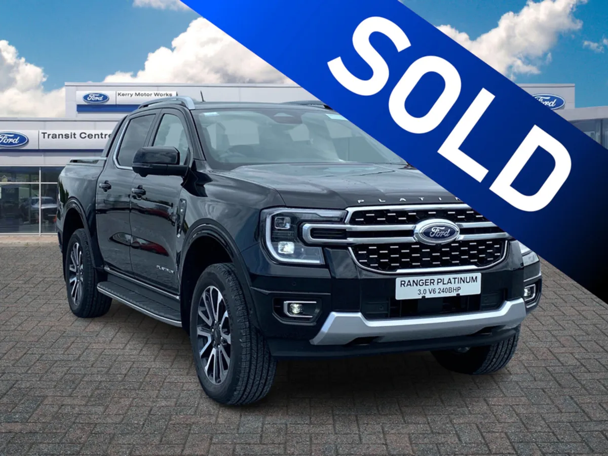 Ford Ranger Platinum 3.0 V6 240BHP... Tech pack + - Image 1